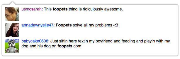 Testimonials...